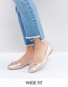 New Look Wide Fit Ballet Pump - Pink