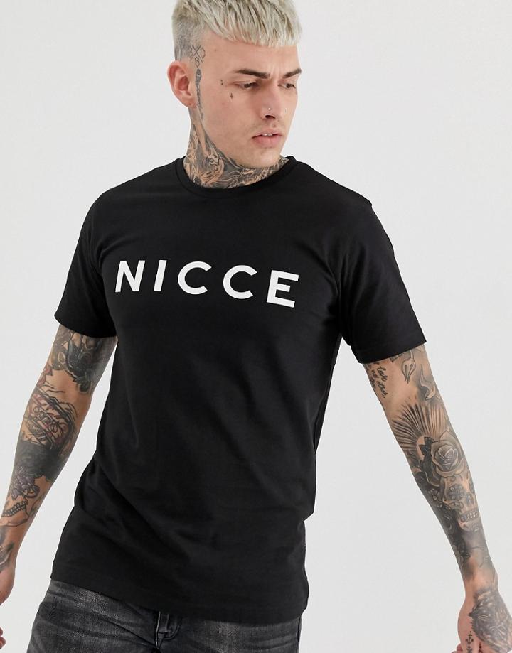 Nicce T-shirt In Black With Logo