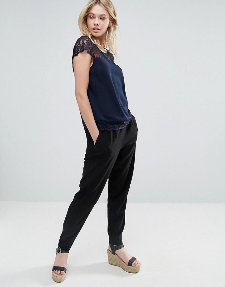 Only You Lina Drawstring Pants - Black