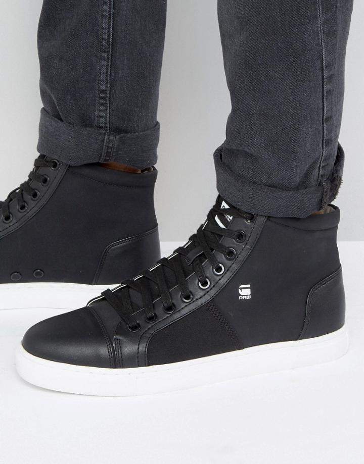 G-star Toublo Hi Top Sneakers - Black