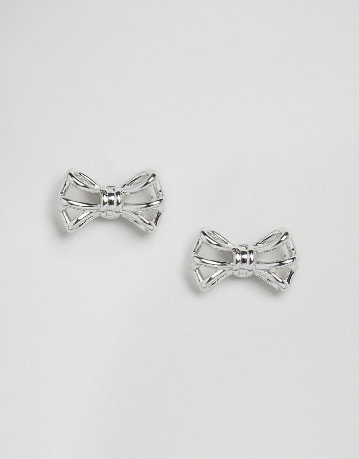 Ted Baker Tiny Geometric Stud Earrings - Silver
