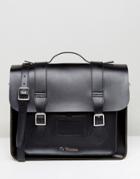 Dr Martens 15 Inch Leather Satchel - Black