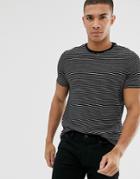 New Look T-shirt In Black Stripe