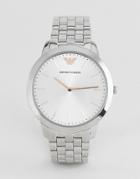 Emporio Armani Ar2484 Ladies Stainless Steel Watch - Silver