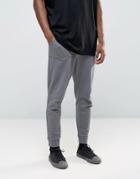 Asos Tapered Joggers With Pockets In Gray - Gray