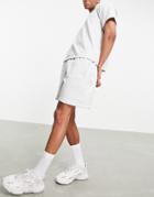 Adidas Originals X Pharrell Williams Premium Shorts In Light Gray-grey