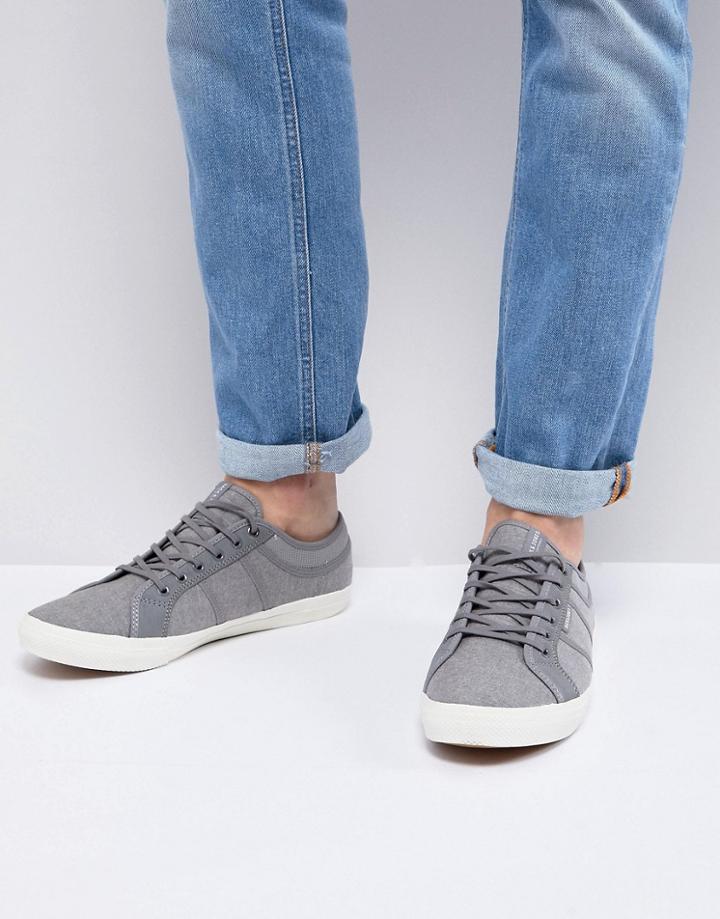 Jack & Jones Canvas Sneakers - Gray