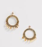 Aldo Afilacien Coin Hoop Earrings In Gold