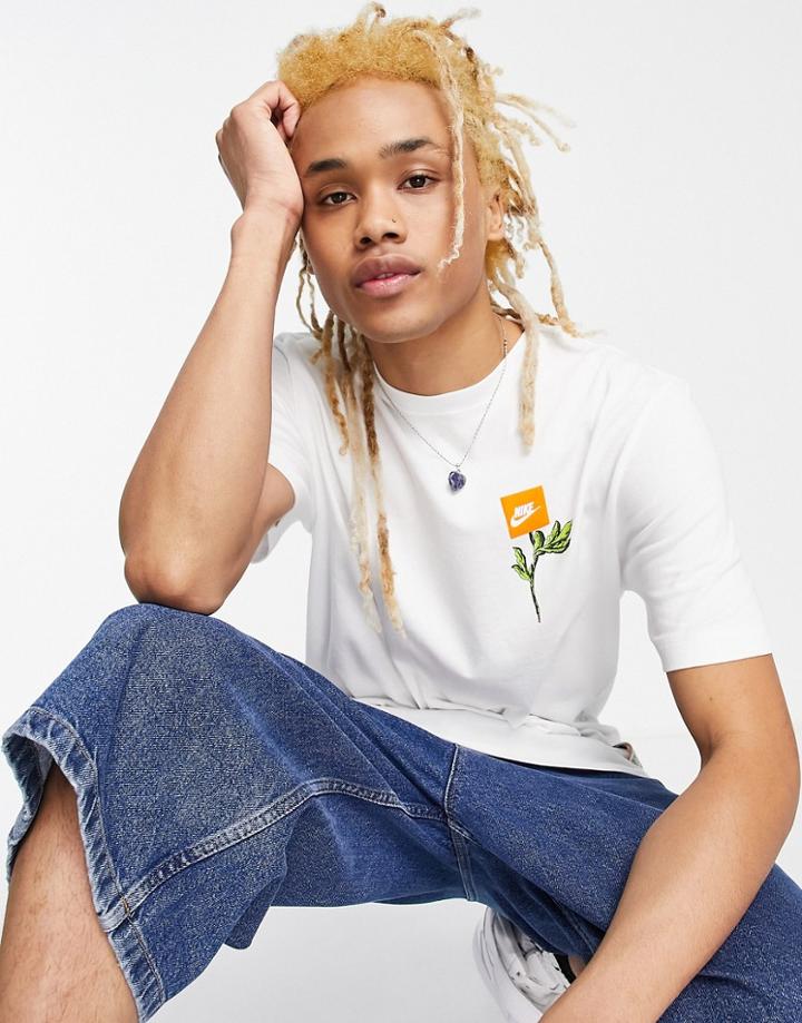 Nike So2 Lbr Logo T-shirt In White