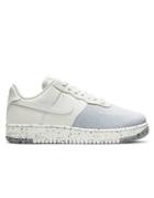 Nike Air Force 1 Crater Recycled Sneakers In Summit White-neutral