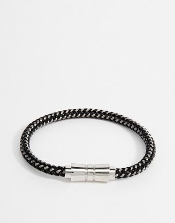 Seven London Woven Bracelet In Silver - Silver