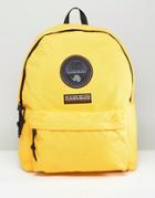 Napapijri Voyage Logo Backpack In Yellow - Yellow