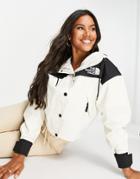The North Face Reign On Jacket In White Exclusive At Asos