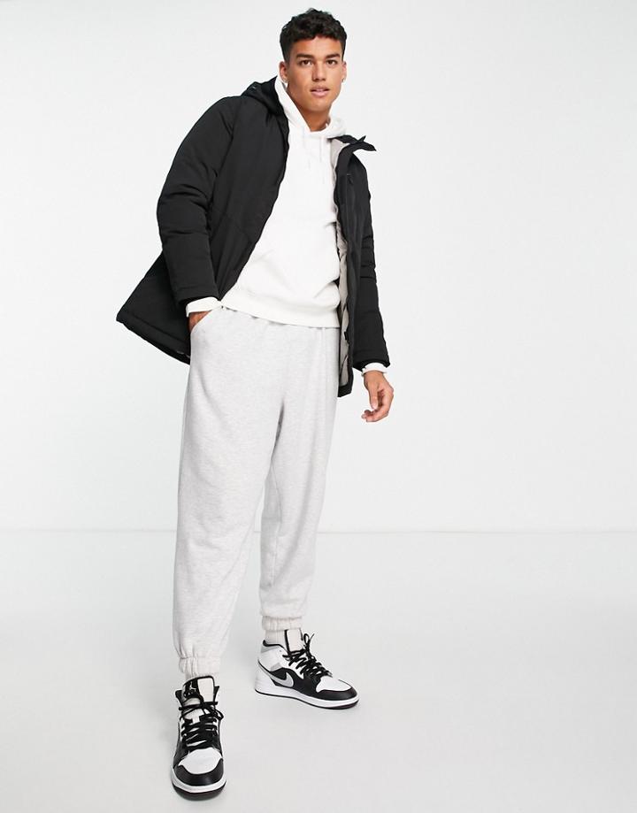 Jack & Jones Core Parka With Hood In Black