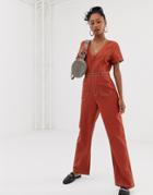 Emory Park Boiler Jumpsuit-red