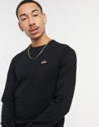 Devils Advocate Embroidered Bee Fitted Crew Neck Sweater-black