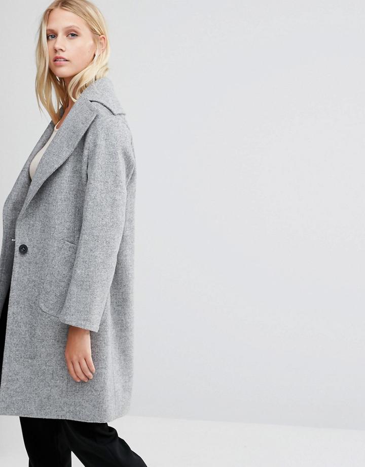 Cooper & Stollbrand Drop Break Coat In Gray - Gray