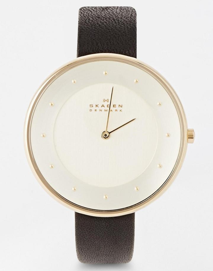 Skagen Touch Of Gold Watch - Gold