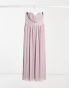 Lipsy Bridesmaid Muliway Maxi Dress In Lavender-purple