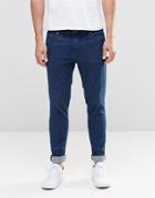 Only & Sons Jeans Extreme Skinny In Medium Blue - Blue