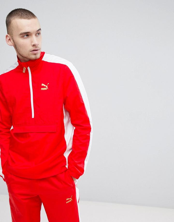 Puma T7 Bboy Track Jacket In Red 57497942 - Red