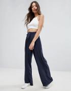 Vero Moda Loose Fit Pants With Waist Tie - Multi