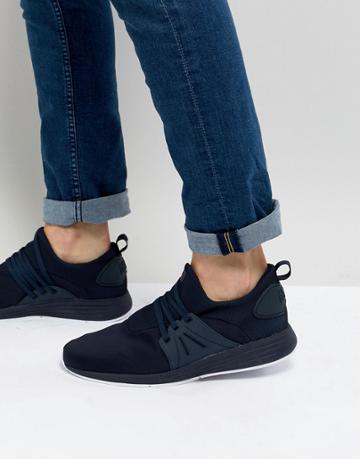 Project Delray Wavey Knitted Sneakers - Navy