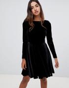 Closet London Long Sleeve Dress - Black