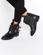 Asos Alar Western Pull On Boots - Black