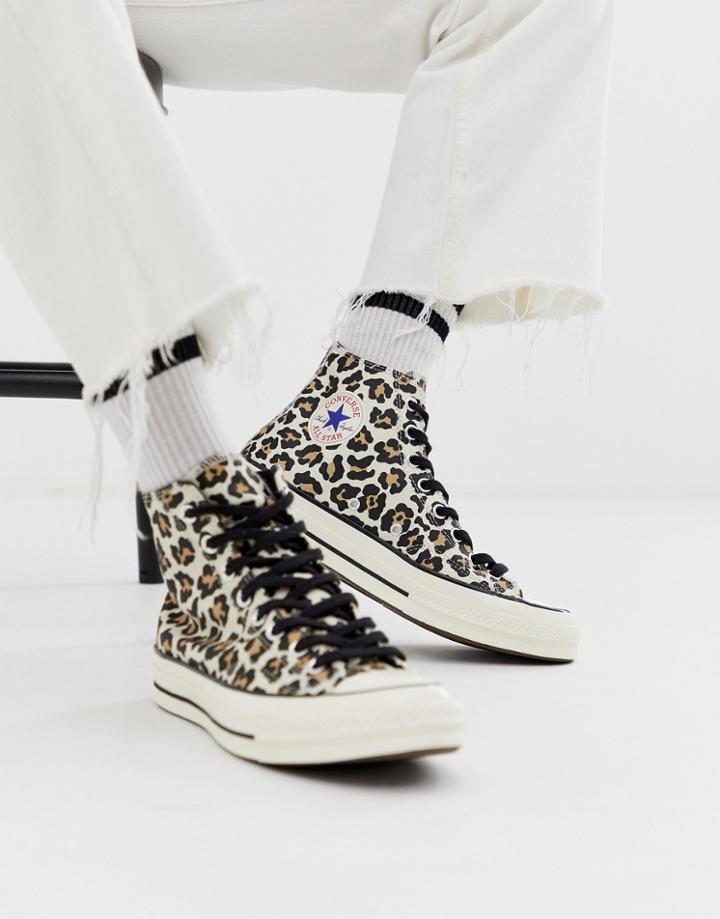 Converse Chuck 70 Sneakers In Cheetah Print