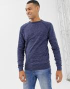 Threadbare Space Dye Sweater In Navy - Navy