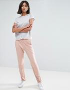 Vero Moda Slim Fit Cigarette Pant - Pink