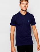 Selected Homme Pique Polo Shirt - Navy