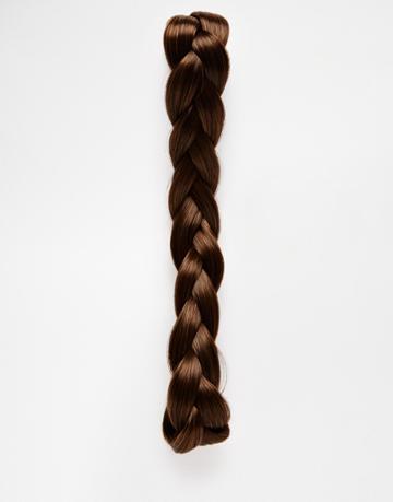 Hershesons Braided Large Headband - Copper Brown