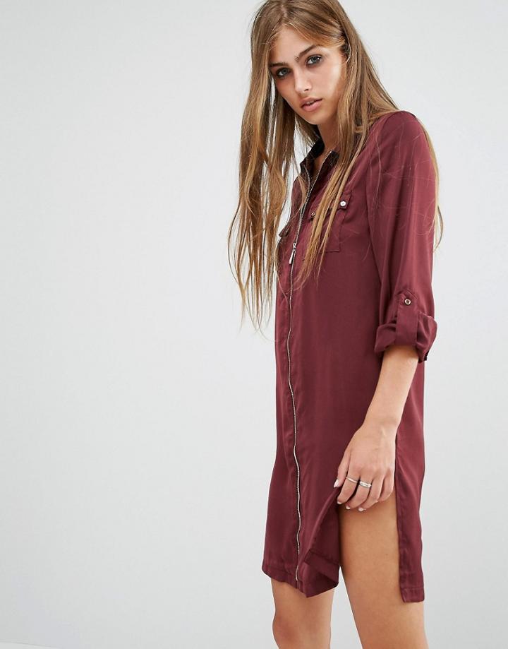 Rock & Religion Jenny Shirt Dress - Red