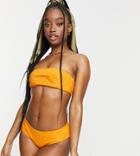 Missguided Bikini Bottom In Orange