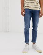 Jack & Jones Intelligence Glenn Regular Fit Jeans In Blue