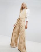 Maharishi Halter Neck Jumpsuit With Camo - Tan