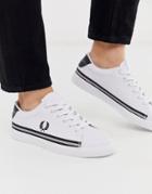 Fred Perry Lottie Leather Reflective Sneakers-white