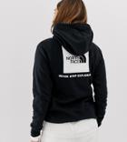 The North Face Red Box Hoodie In Black/white - Black