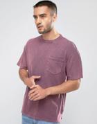 New Look Boxy T-shirt In Washed Pink - Pink
