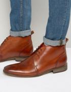 Base London Devon Leather Chukka Boots - Tan