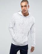 New Look Hoodie With Spray Wash In White - White