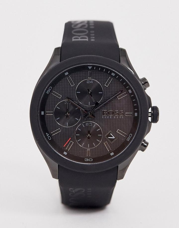 Boss 1513720 Velocity Athleisure Silicone Watch-black