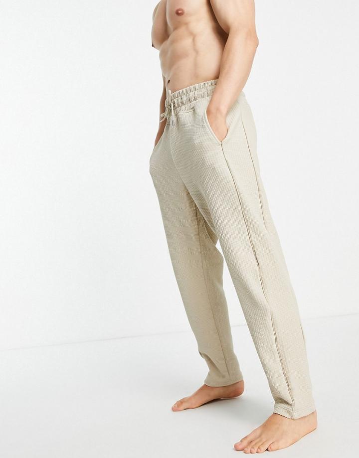 Topman Sweatpants Set In Ecru-neutral