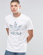 Adidas Originals Freeze Trefoil T-shirt Az1062 - White