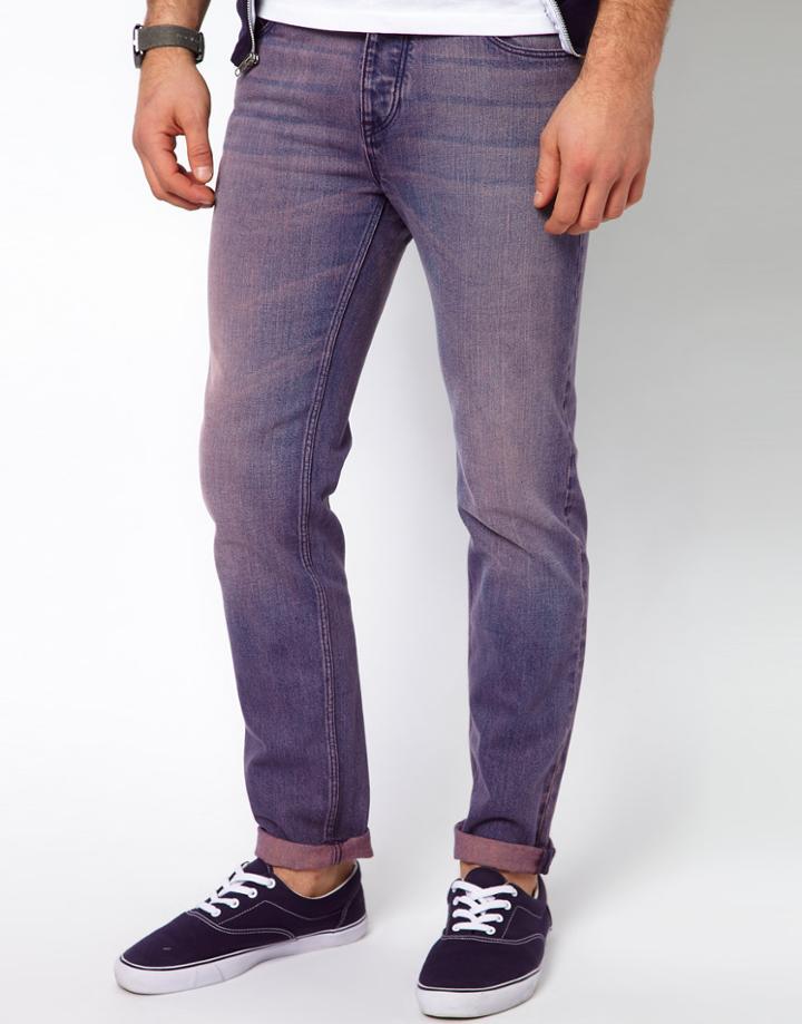 Asos Slim Jean With Acid Wash