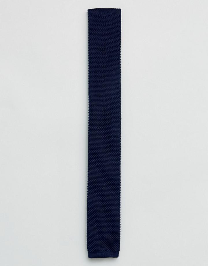 Ted Baker Lomber Knitted Tie - Navy