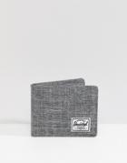 Herschel Supply Co Roy Bi-fold Coin Wallet With Rfid - Gray