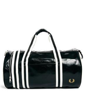 Fred Perry Classic Barrel Bag - Black